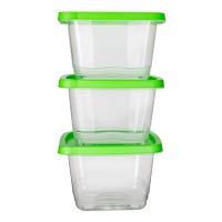 Juego de contenedores de plástico 3 piezas 200-8032 Home Sweet Home