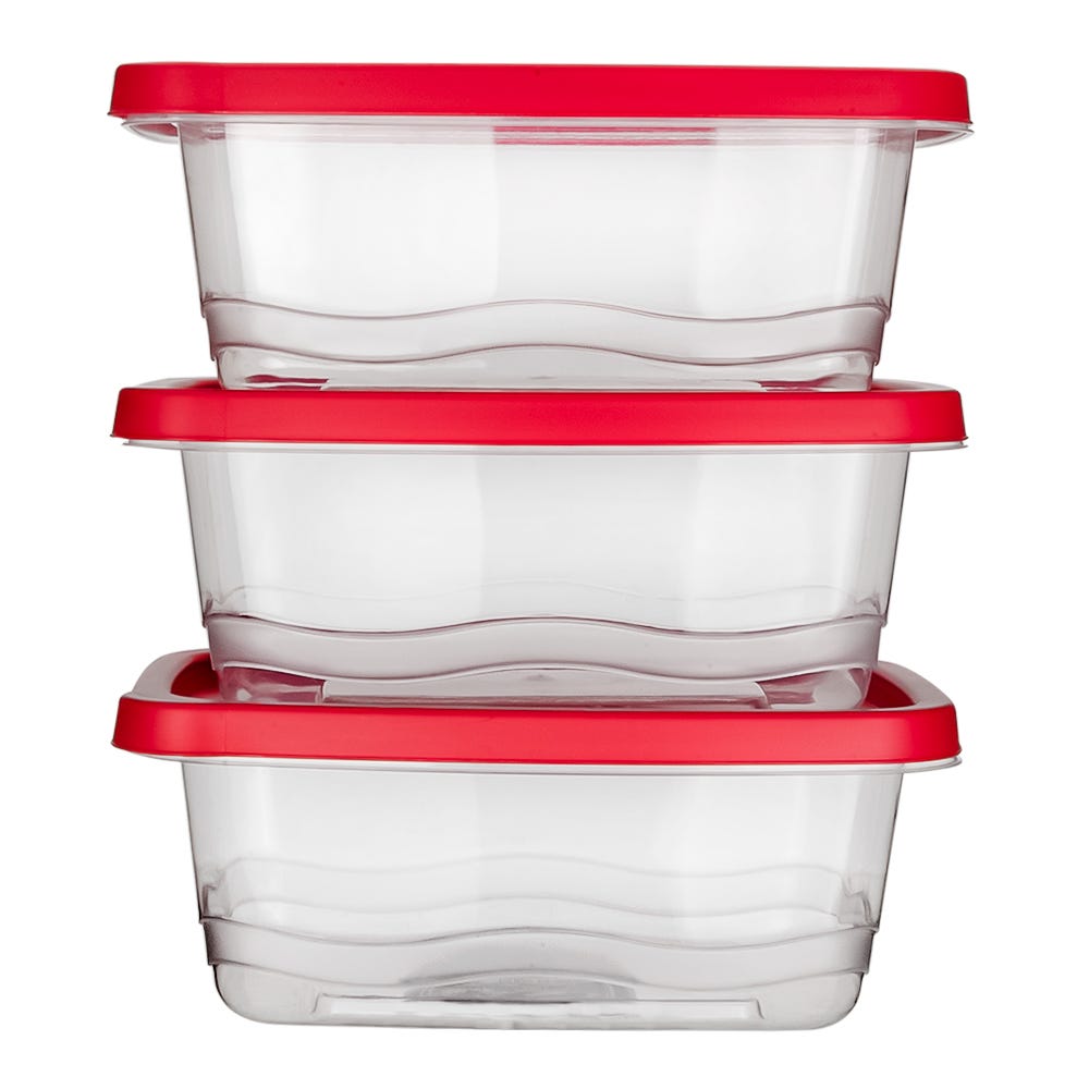 Juego de contenedores de plástico 3 piezas 200-8033 Home Sweet Home