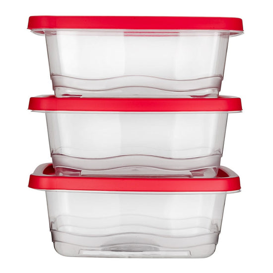 Juego de contenedores de plástico 3 piezas 200-8033 Home Sweet Home
