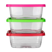 Juego de contenedores de plástico 3 piezas 1.13 L 200-8033-RBW Home Sweet Home