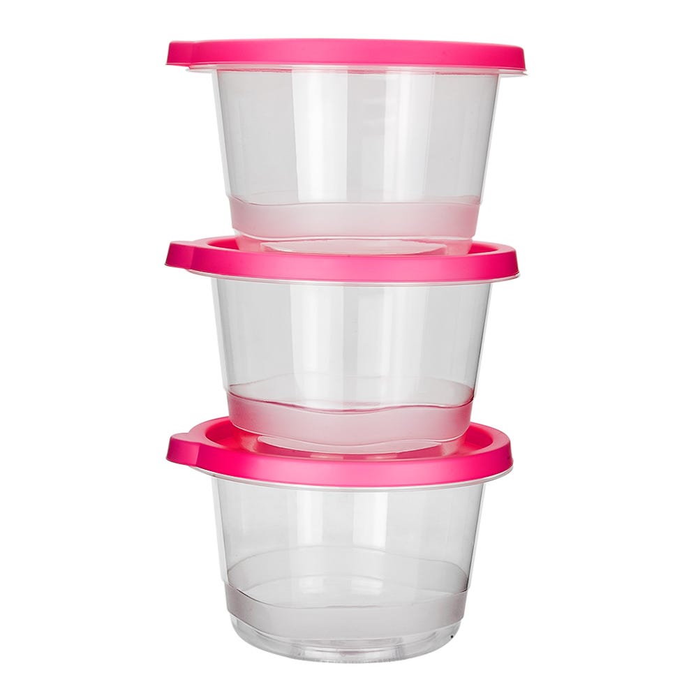 Juego de contenedores de plástico 3 piezas 200-8035 Home Sweet Home