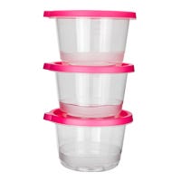 Juego de contenedores de plástico 3 piezas 200-8035 Home Sweet Home