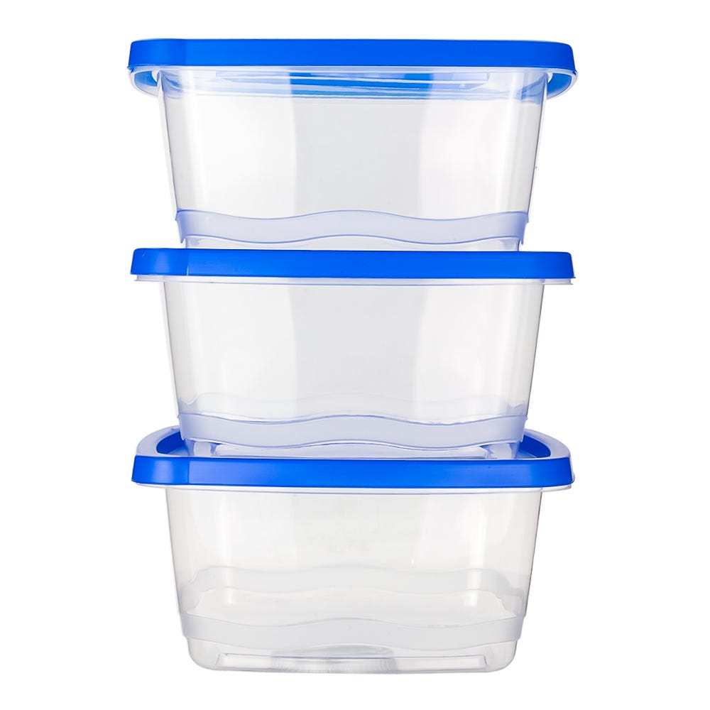 Juego de contenedores de plástico 3 piezas 200-8037 Home Sweet Home