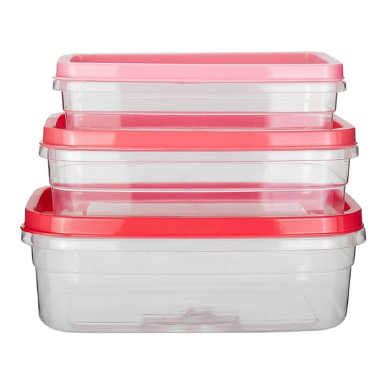 Juego de contenedores de plástico 3 piezas 200-9033-60 Home Sweet Home