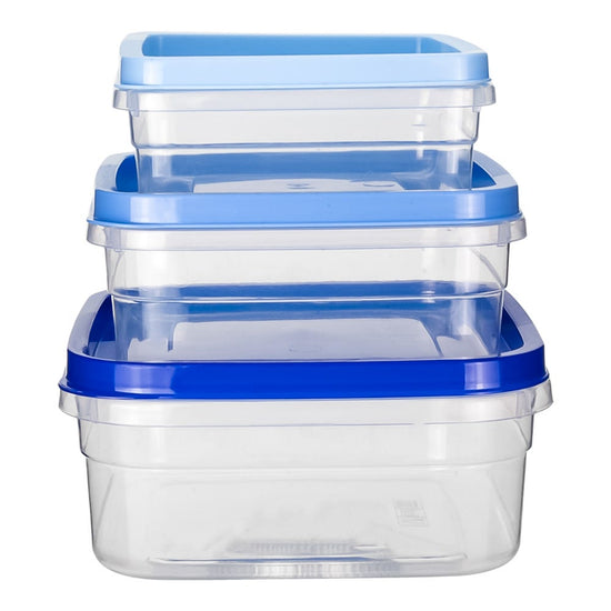 Juego de contenedores de plástico 3 piezas 200-9133-60 Home Sweet Home