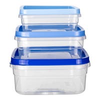 Juego de contenedores de plástico 3 piezas 200-9133-60 Home Sweet Home