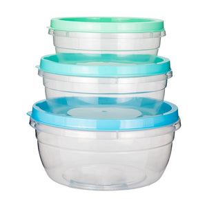 Juego de contenedores de plástico 3 piezas 200-9233-60 Home Sweet Home