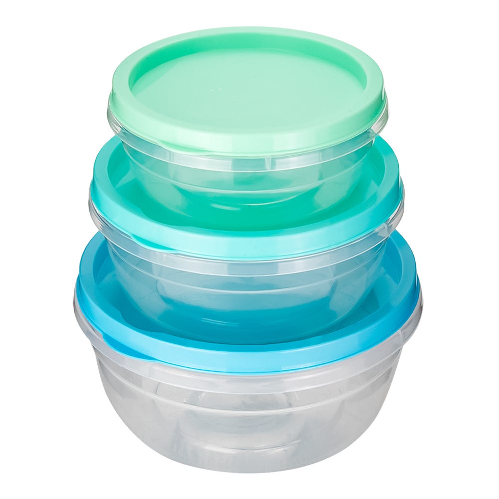 Juego de contenedores de plástico 3 piezas 200-9233-60 Home Sweet Home