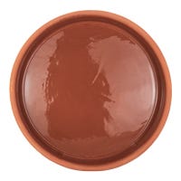 Tazón redondo de barro con esmalte en interior para hornear 23 x 4.2 cm Viapot