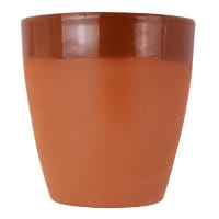 Vaso de barro con esmalte en interior 330 ml 9 x 9.5 cm Viapot
