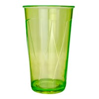 Vaso Twist de poliestireno transparente 532 ml 004006 Kitchen Pro