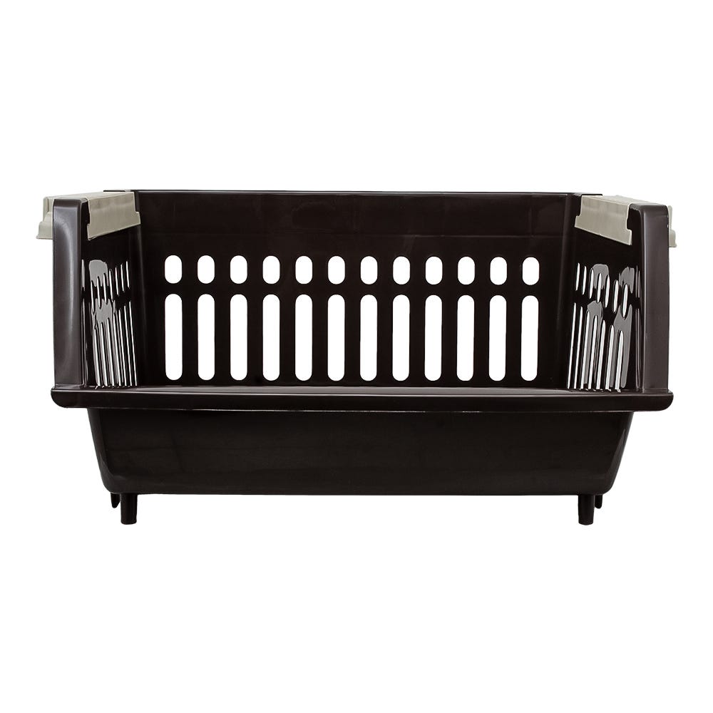 Canasta organizadora de plástico multiusos apilable de 4 niveles 011040-4 Home Pro