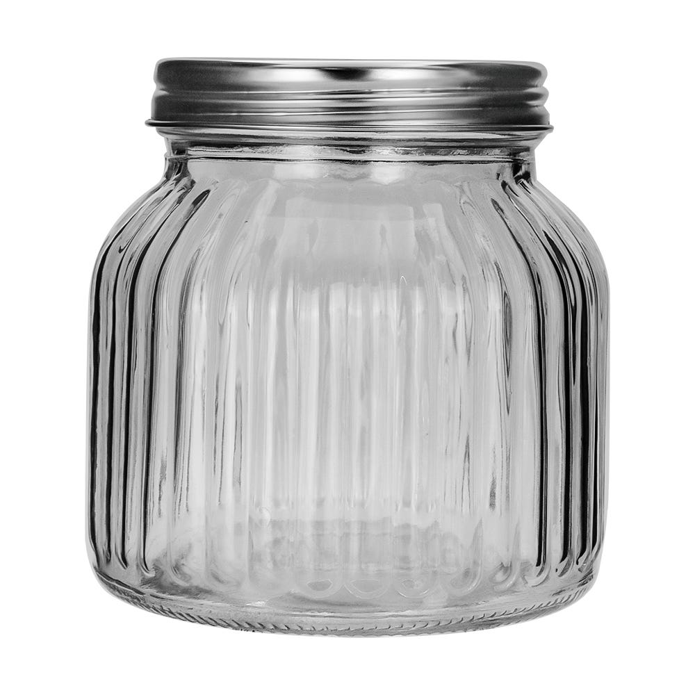 Juego de 3 contenedores vidrio con tapa ATGS05 Home Sweet Home