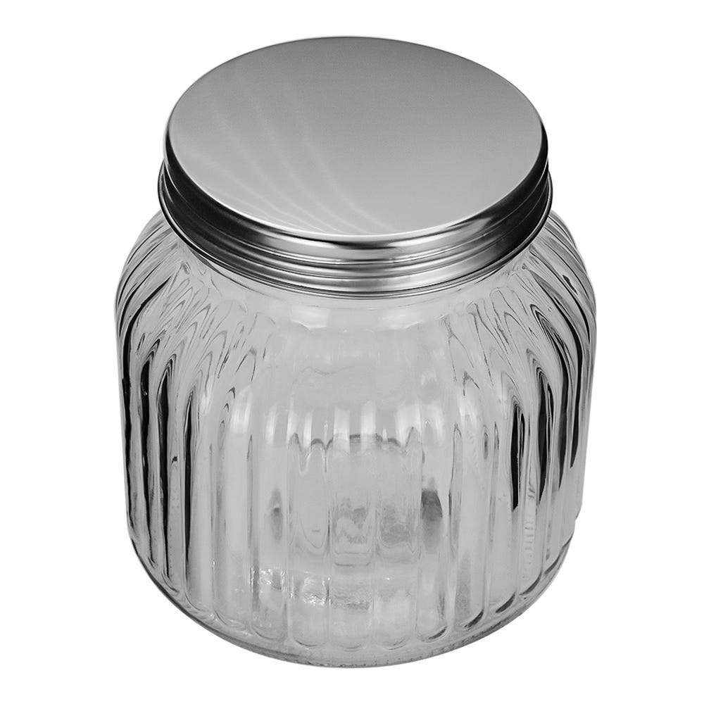 Juego de 3 contenedores vidrio con tapa ATGS05 Home Sweet Home