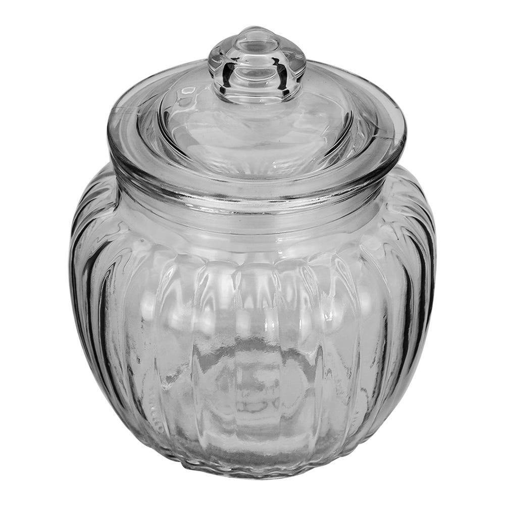 Frasco de vidrio con tapa hermética 600 ml ATGS09 Home Sweet Home