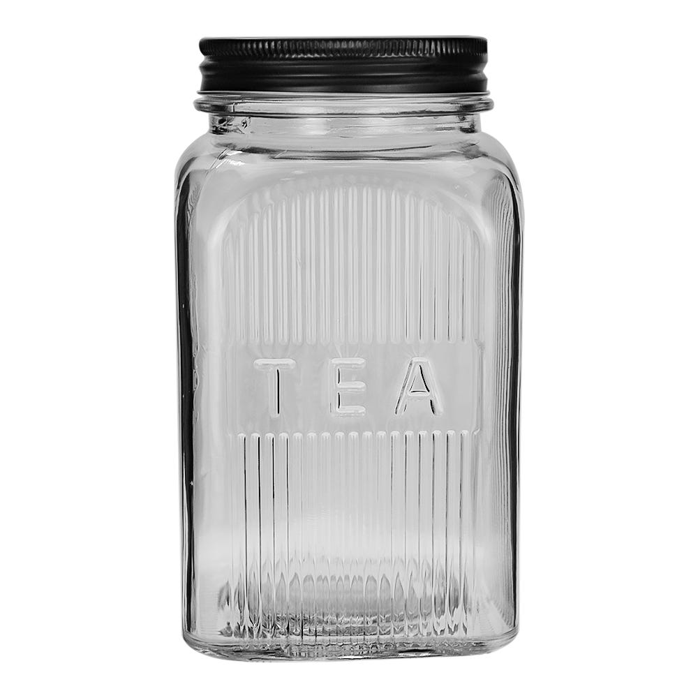 Juego de 3 contenedores vidrio con tapa 1 L ATGS19 Home Sweet Home