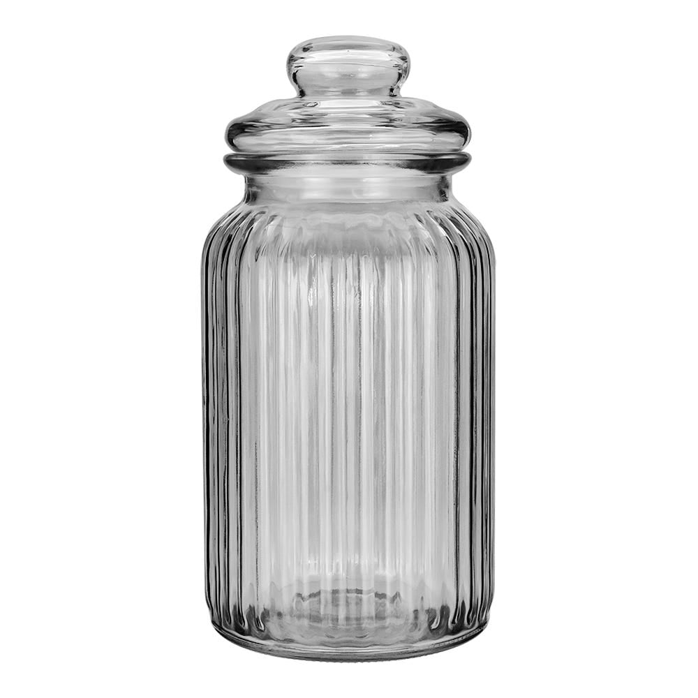 Frasco de vidrio con tapa hermética 1.3 L ATGS23 Home Sweet Home