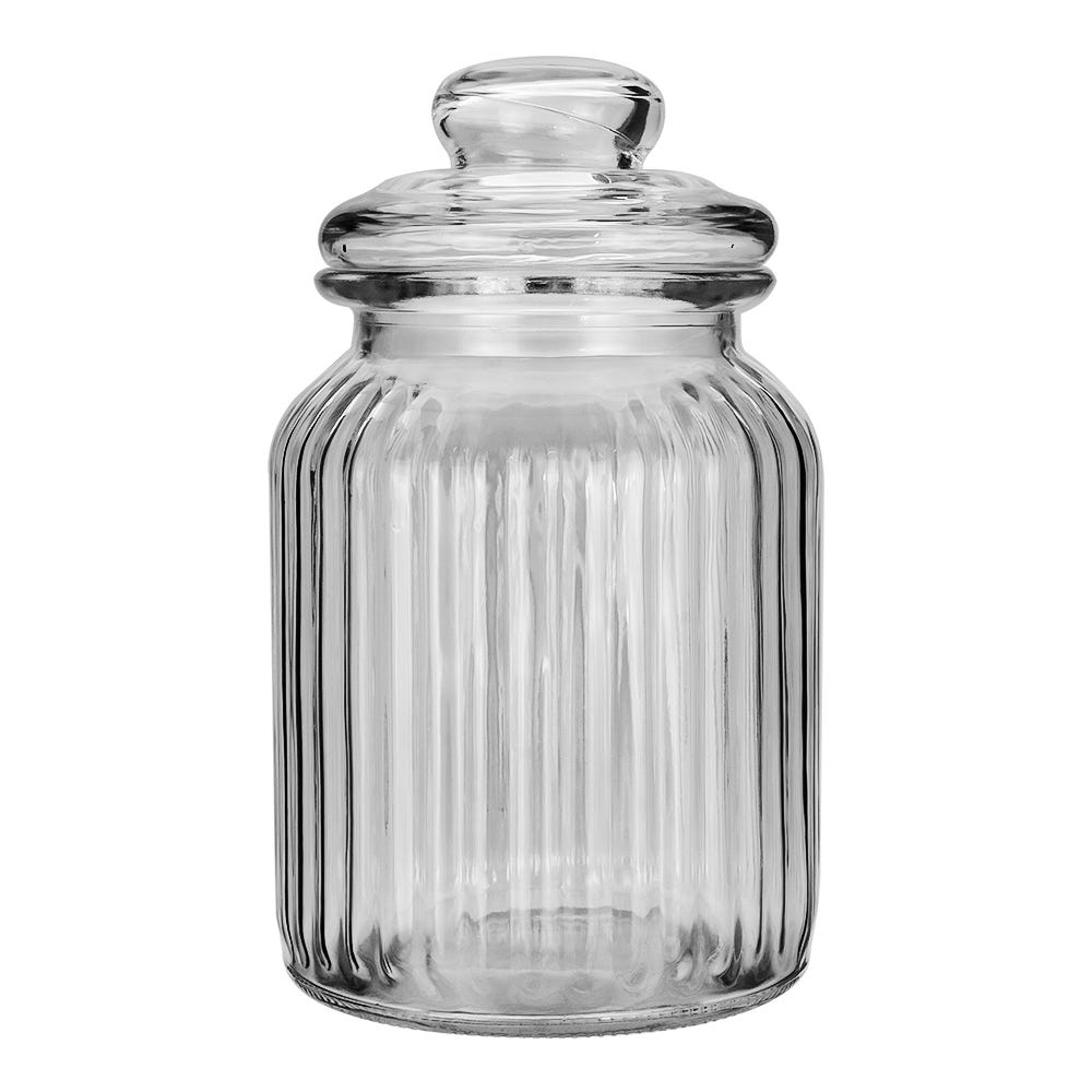 Frasco de vidrio con tapa hermética 1 L ATGS24 Home Sweet Home