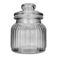 Frasco de vidrio con tapa hermética 700 ml ATGS25 Home Sweet Home