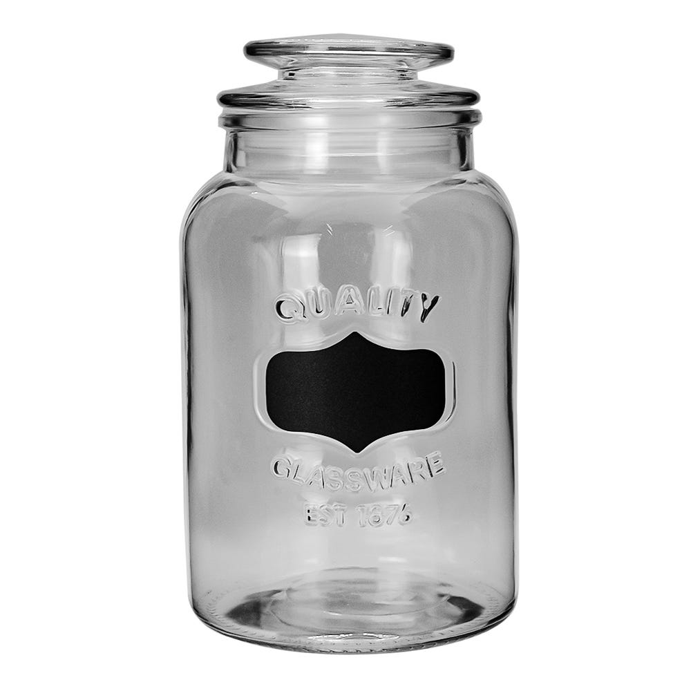 Juego de 3 contenedores vidrio con tapa ATGS29 Home Sweet Home