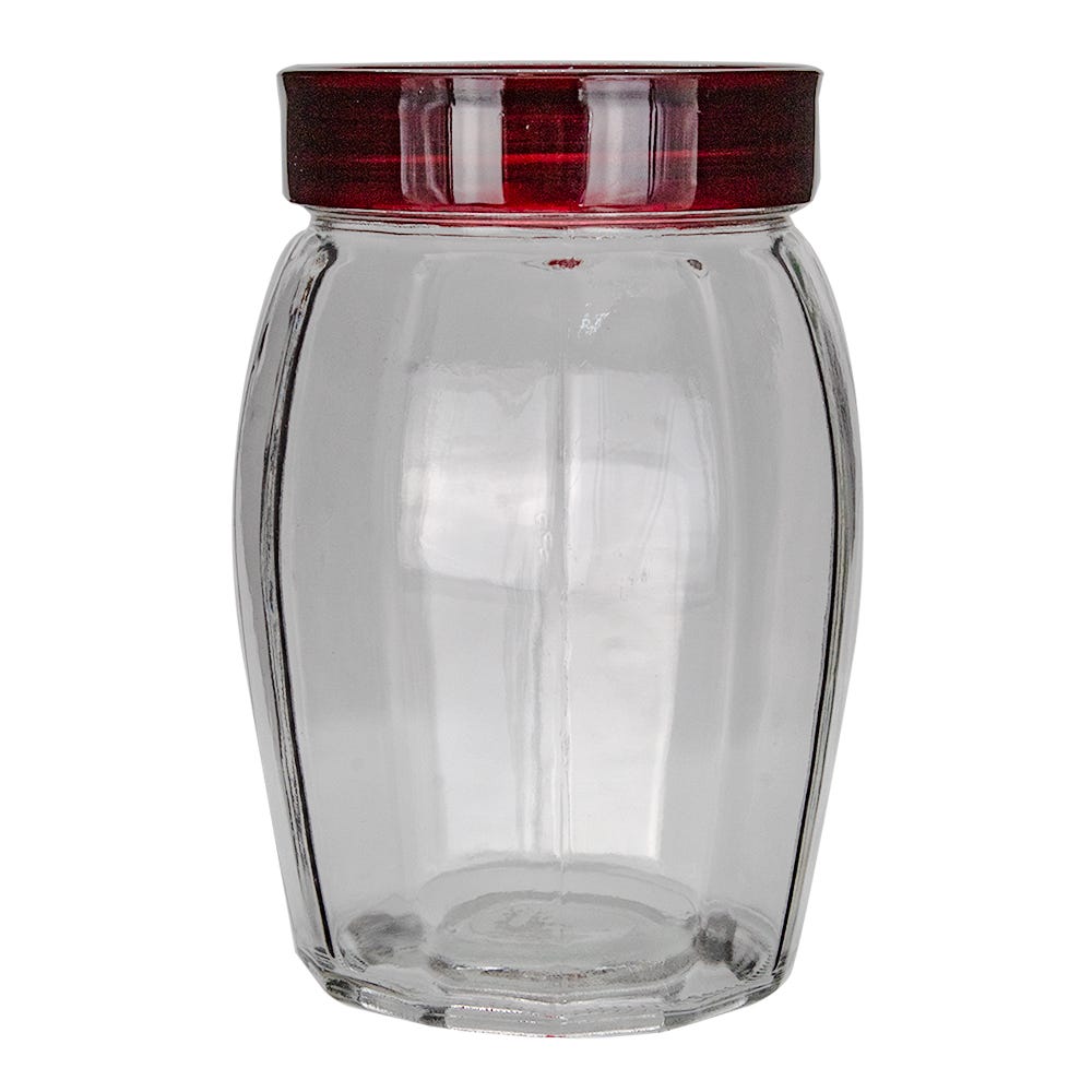 Juego de 4 contenedores vidrio con tapa ATGS32 Home Sweet Home