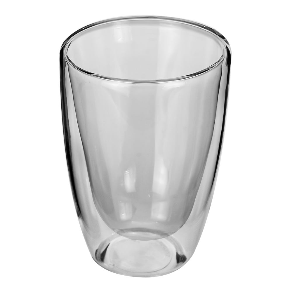 Juego de 2 vasos de vidrio de doble pared 270 ml BG21 Home Sweet Home
