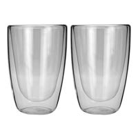 Juego de 2 vasos de vidrio de doble pared 270 ml BG21 Home Sweet Home