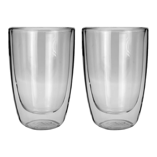 Juego de 2 vasos de vidrio de doble pared 310 ml BG22 Home Sweet Home