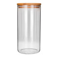 Frasco de vidrio con tapa de bambú 1.3 L RG1700 Home Sweet Home