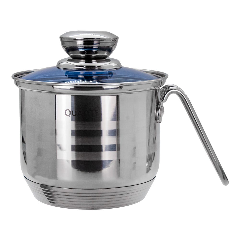 Batería de cocina acero inoxidable acabado espejo 12 piezas Kuche Qualité