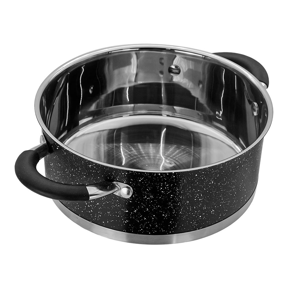 Olla de acero inoxidable con tapa 3 L AS20 Qualité