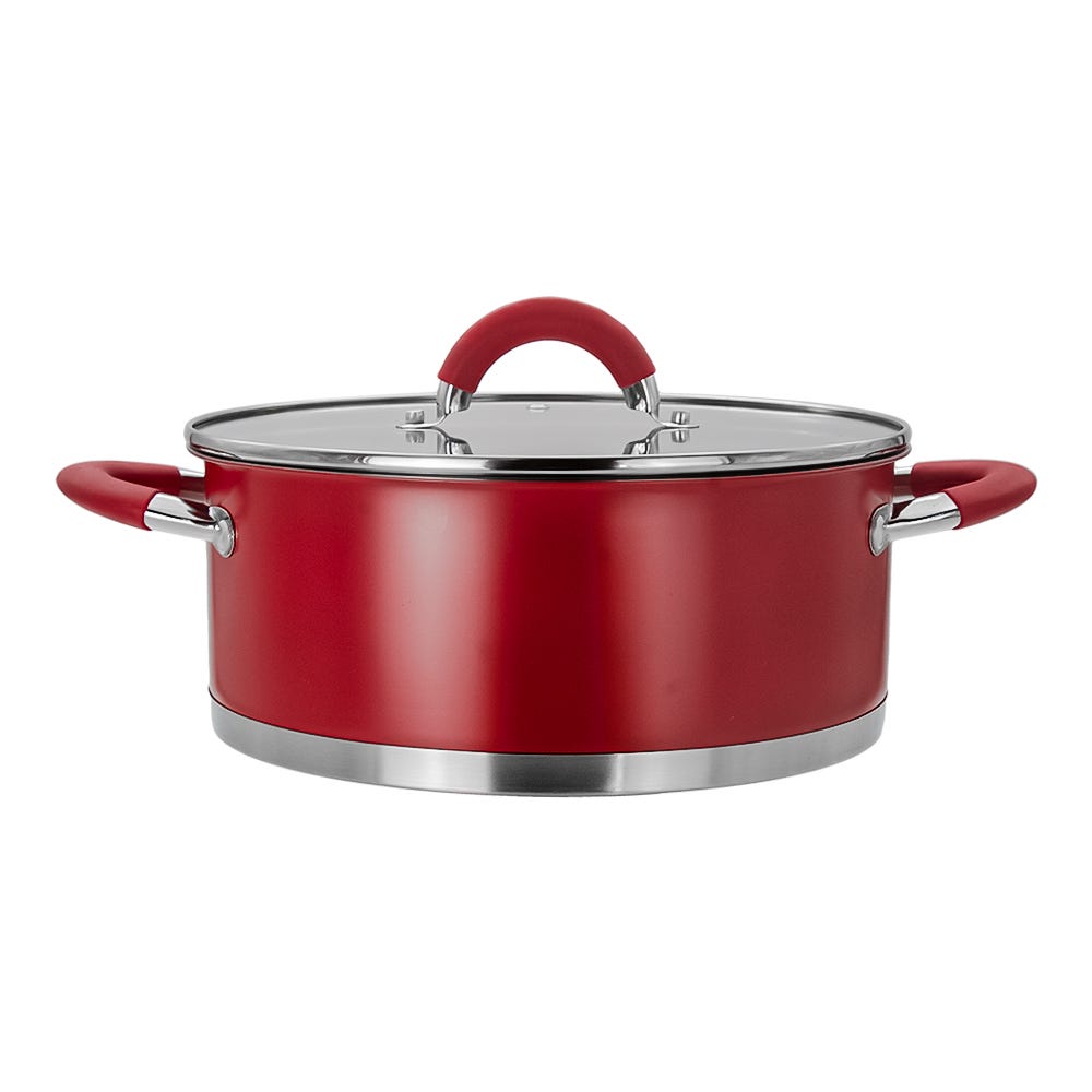 Olla de acero inoxidable con tapa 4 L AS21 Qualité