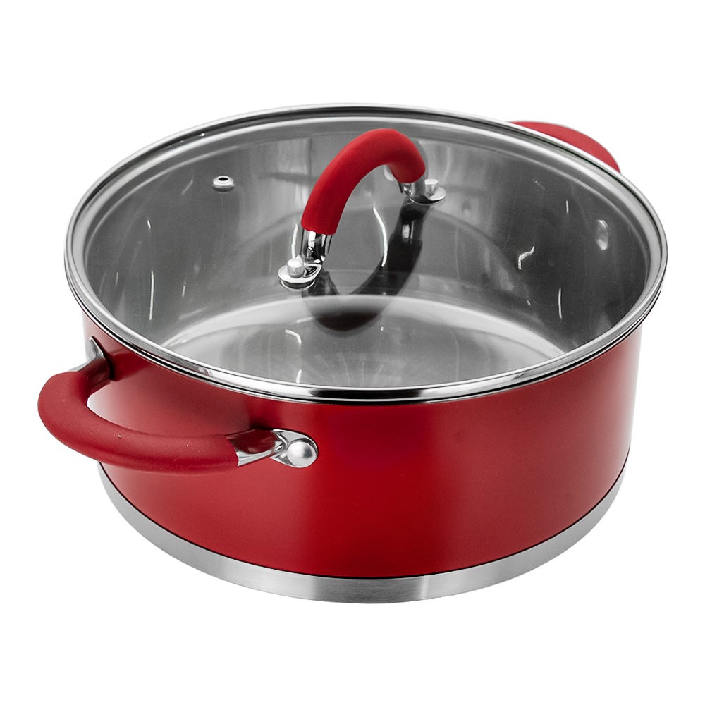 Olla de acero inoxidable con tapa 4 L AS21 Qualité