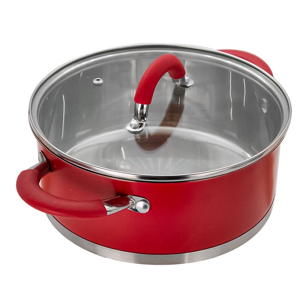 Olla de acero inoxidable con tapa 5 L AS22 Qualité