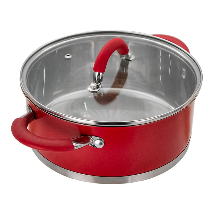Olla de acero inoxidable con tapa 5 L AS22 Qualité