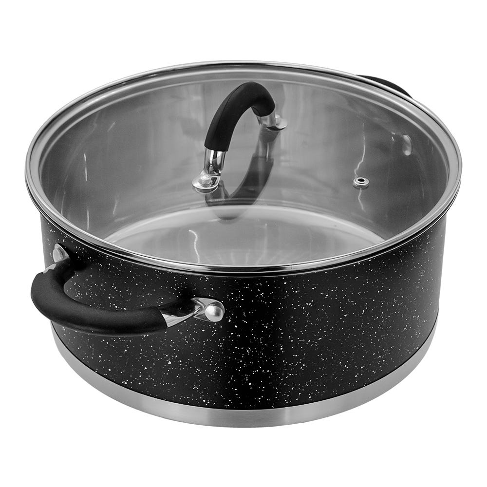 Olla de acero inoxidable con tapa 5 L AS22 Qualité