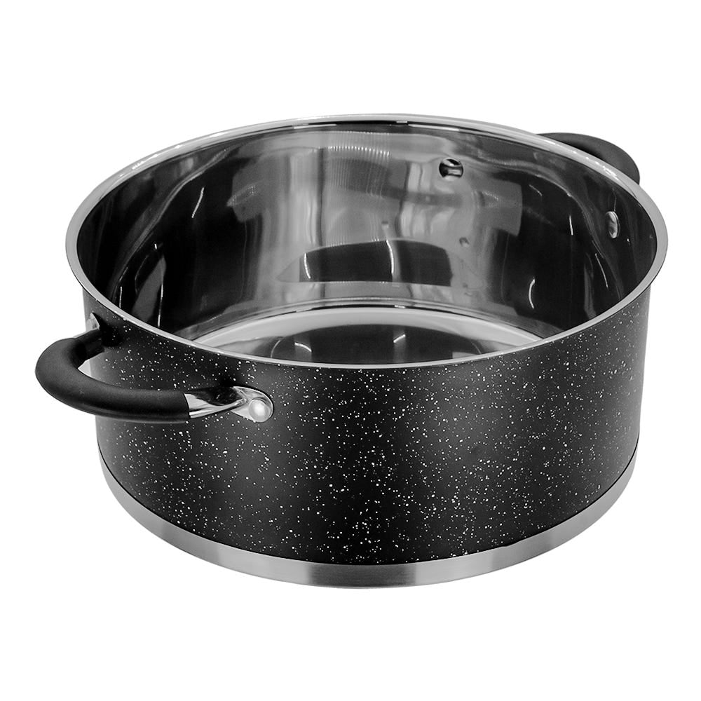 Olla de acero inoxidable con tapa 6.5 L AS23 Qualité