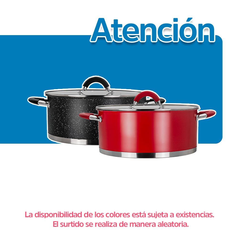 Olla de acero inoxidable con tapa 6.5 L AS23 Qualité