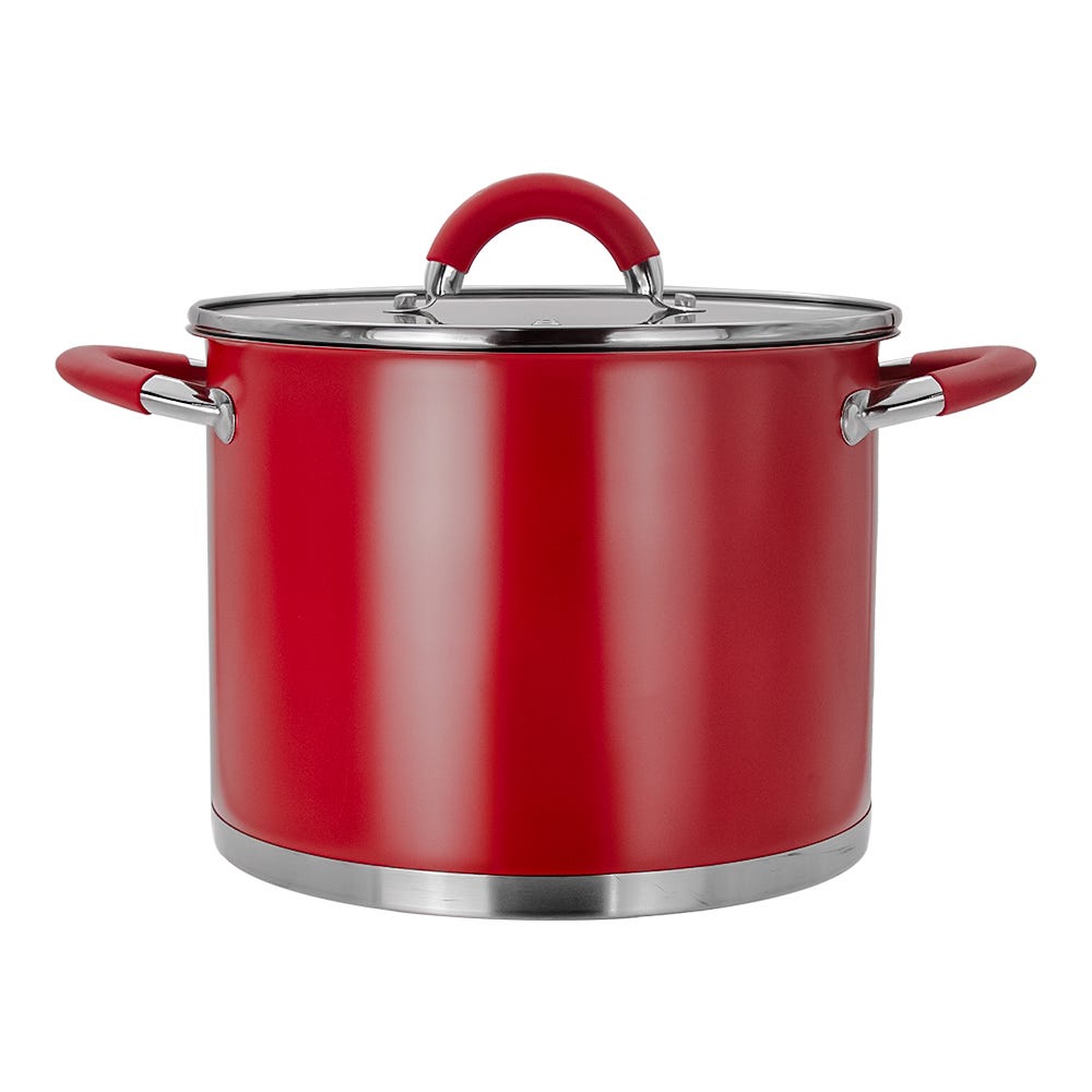 Olla alta acero inoxidable con tapa 5.5 L AS25 Qualité