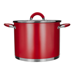 Olla alta acero inoxidable con tapa 7 L AS26 Qualité – vista 2