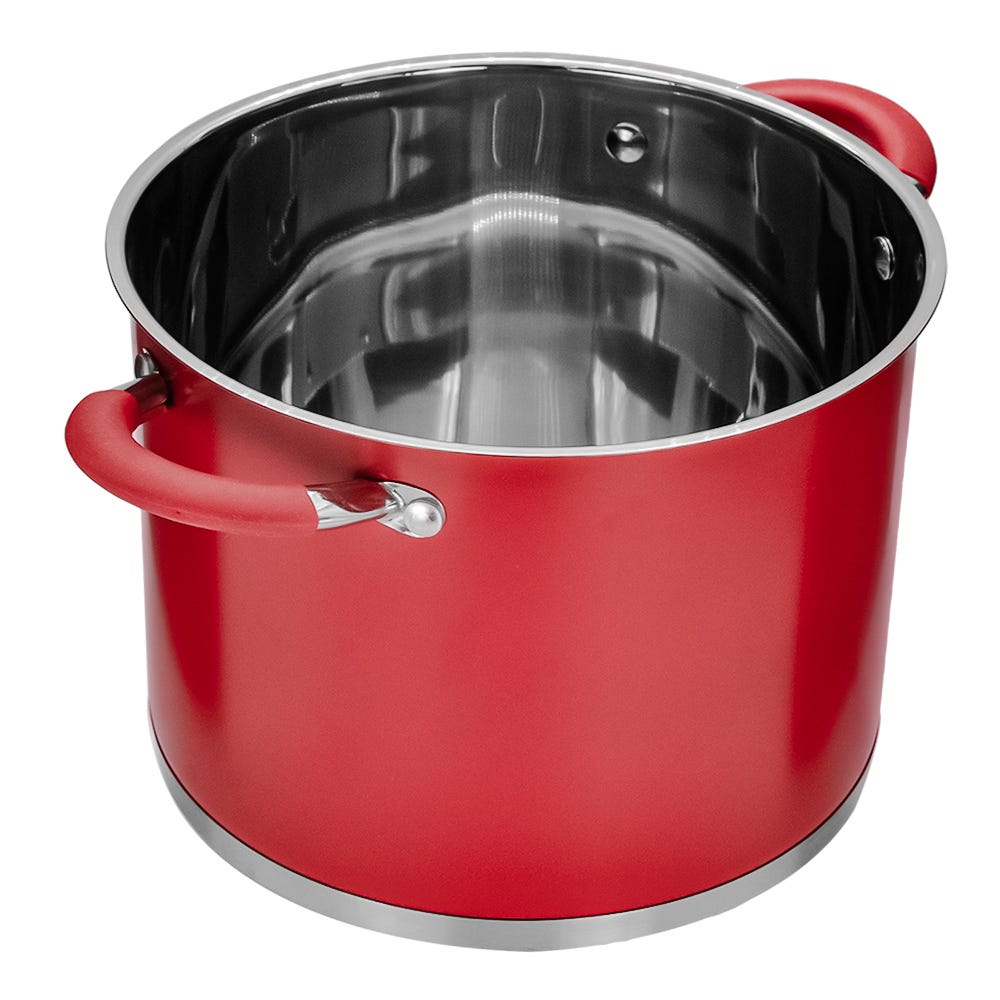 Olla alta acero inoxidable con tapa 7 L AS26 Qualité