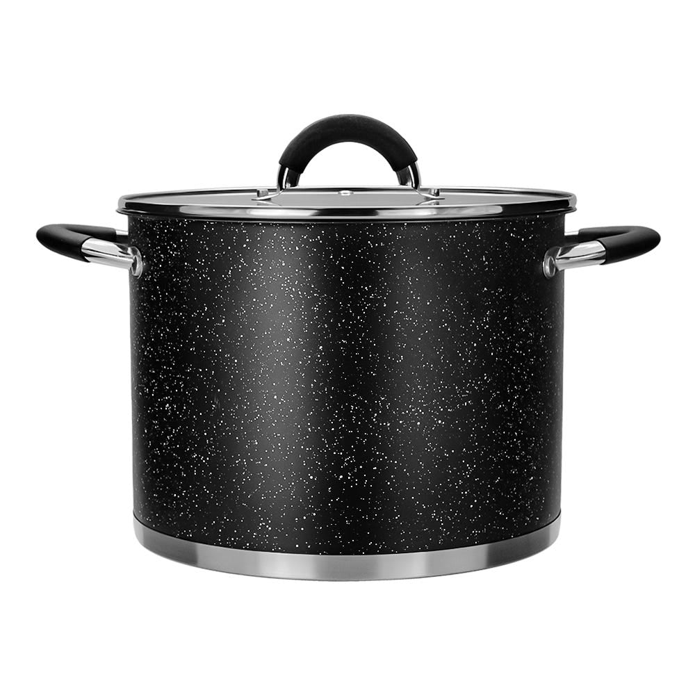 Olla alta acero inoxidable con tapa 7 L AS26 Qualité