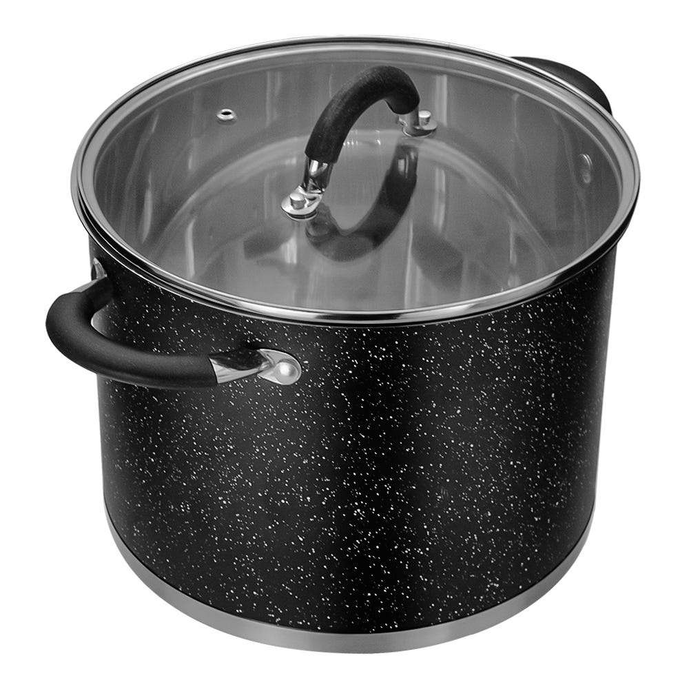 Olla alta acero inoxidable con tapa 7 L AS26 Qualité