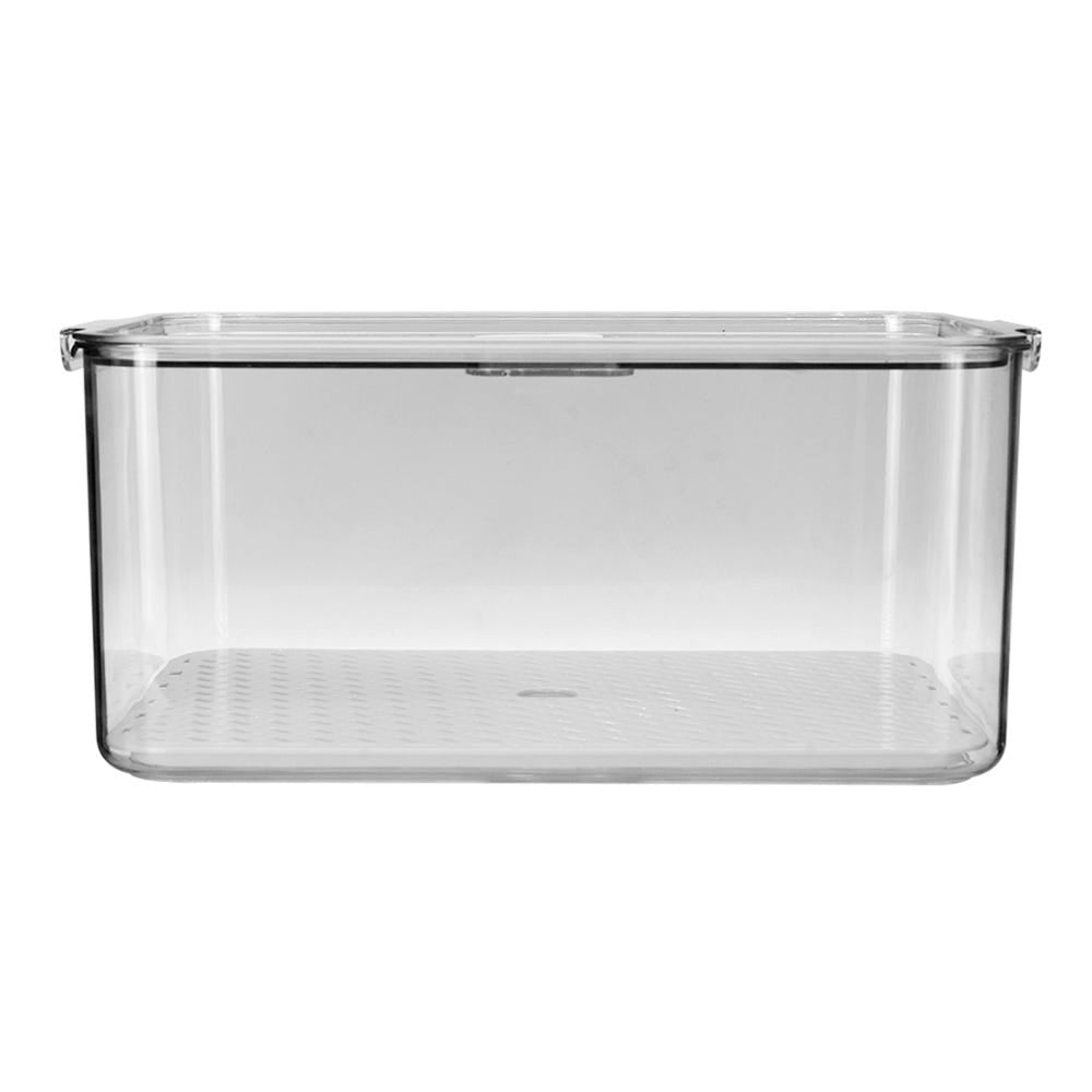 Contenedor para refrigerador de plástico con tapa AA8801L Home Addict