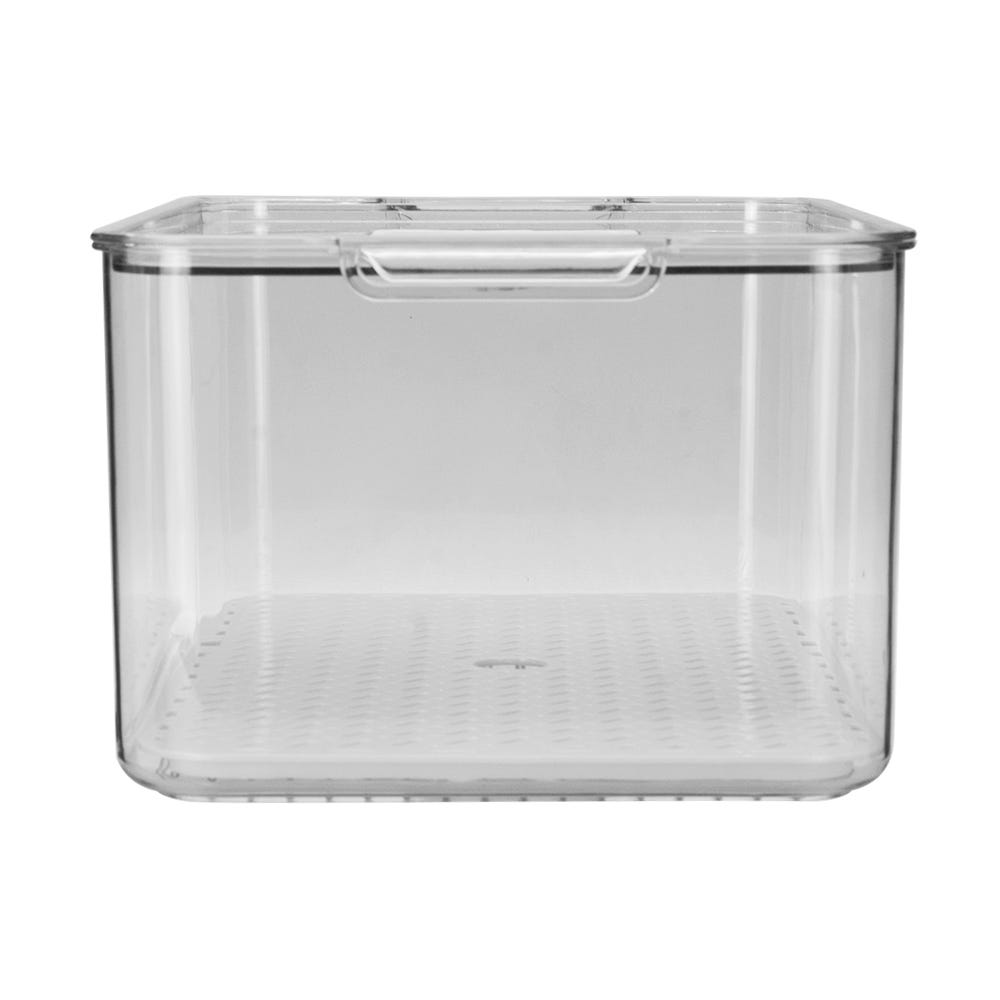 Contenedor para refrigerador de plástico con tapa AA8801L Home Addict