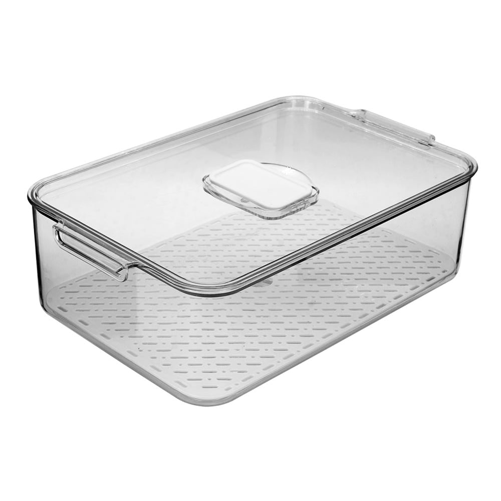 Contenedor para refrigerador de plástico con tapa AA8801M Home Addict