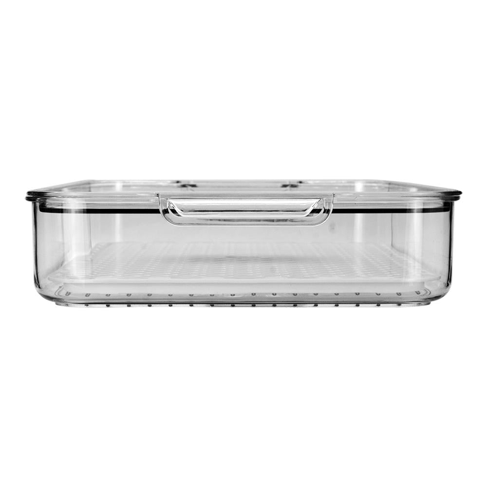 Contenedor para refrigerador de plástico con tapa AA8801S Home Addict