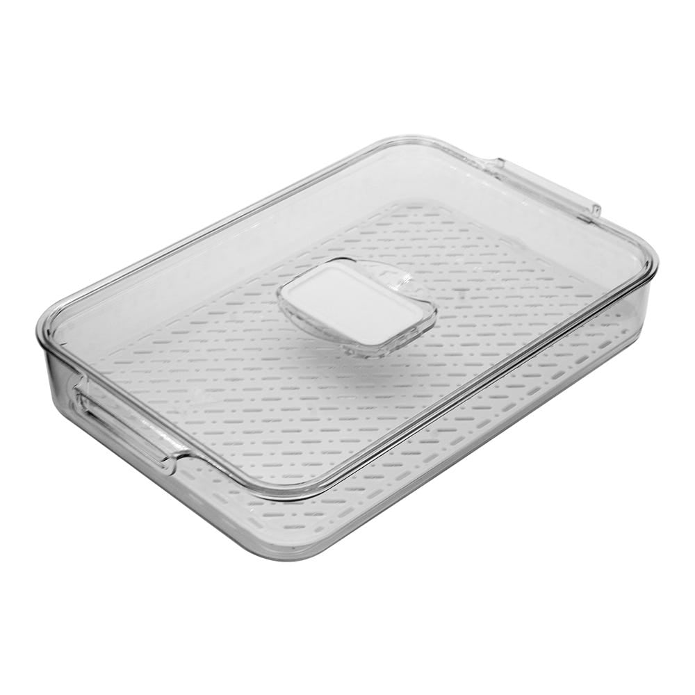 Contenedor para refrigerador de plástico con tapa AA8801S Home Addict
