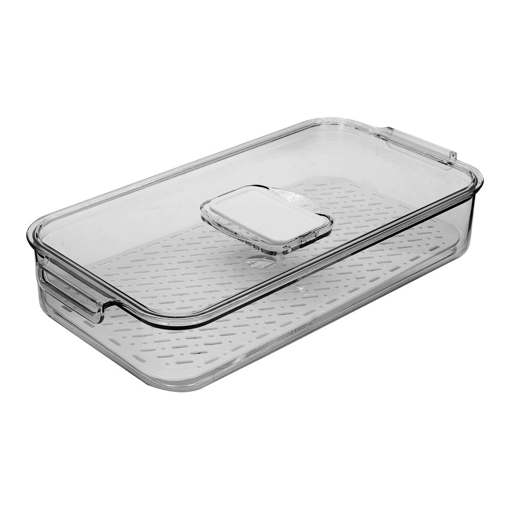 Contenedor para refrigerador de plástico con tapa AA8802S Home Addict