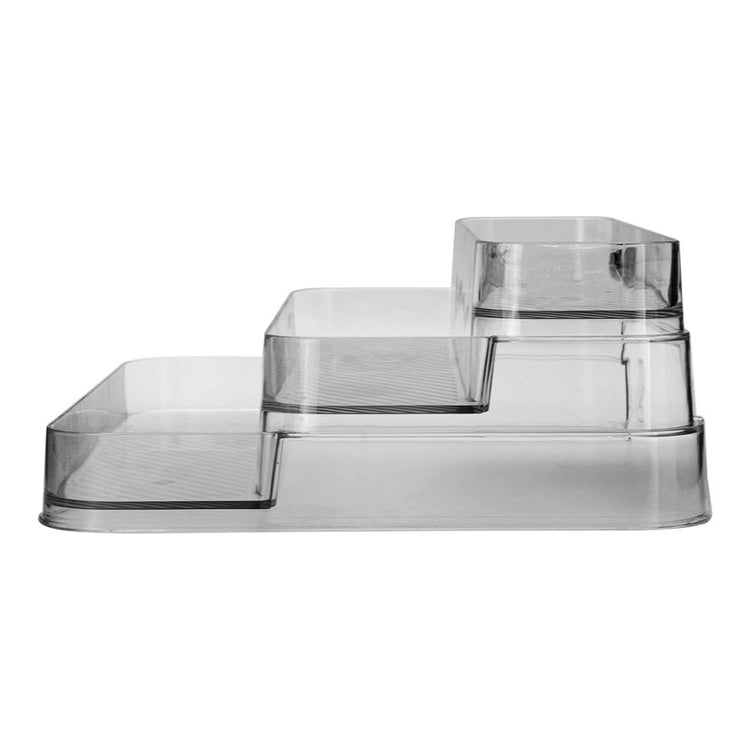 Contenedor para refrigerador de plástico de tres niveles AA8815 Home Addict